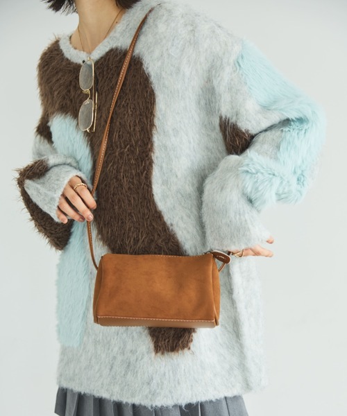 MIRROR STOKE（ミラーストーク）の「【ZOZO限定】ACCENT MTERIAL KNIT PULLOVER/アクセントマテリアルニットプルオーバー（ニット/セーター・レディース・ブルー/イエロー/ワインレッド・MEDIUM）」の17枚目の写真