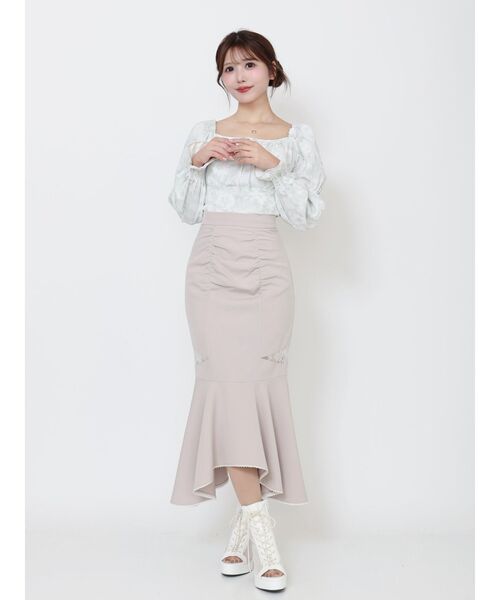 EATME（イートミー）の「カットアウトマーメイドスカート（スカート・レディース・グレー/ブラック・SMALL/MEDIUM）」の3枚目の写真