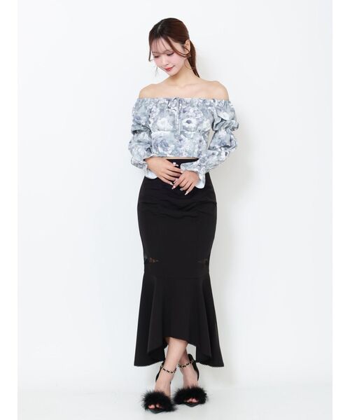 EATME（イートミー）の「カットアウトマーメイドスカート（スカート・レディース・グレー/ブラック・SMALL/MEDIUM）」の8枚目の写真