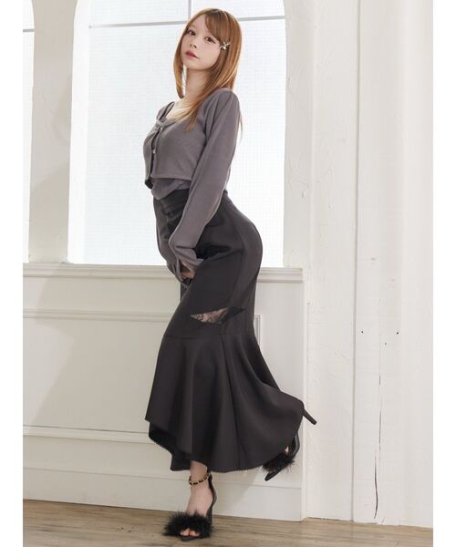 EATME（イートミー）の「カットアウトマーメイドスカート（スカート・レディース・グレー/ブラック・SMALL/MEDIUM）」の12枚目の写真