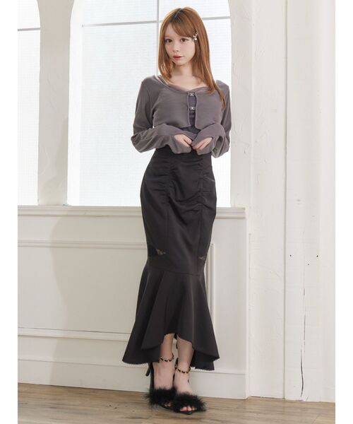 EATME（イートミー）の「カットアウトマーメイドスカート（スカート・レディース・グレー/ブラック・SMALL/MEDIUM）」の13枚目の写真