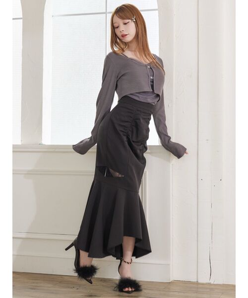 EATME（イートミー）の「カットアウトマーメイドスカート（スカート・レディース・グレー/ブラック・SMALL/MEDIUM）」の14枚目の写真