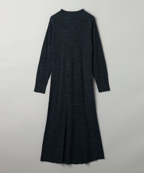 BEAUTY&YOUTH UNITED ARROWS（ビューティーアンドユースユナイテッドアローズ）の「【WEB限定 Wardrobe DAILY MINIMAL】リブニットフレアワンピース（ワンピース・レディース・ネイビー/モカ/ブラック・M/S）」の21枚目の写真