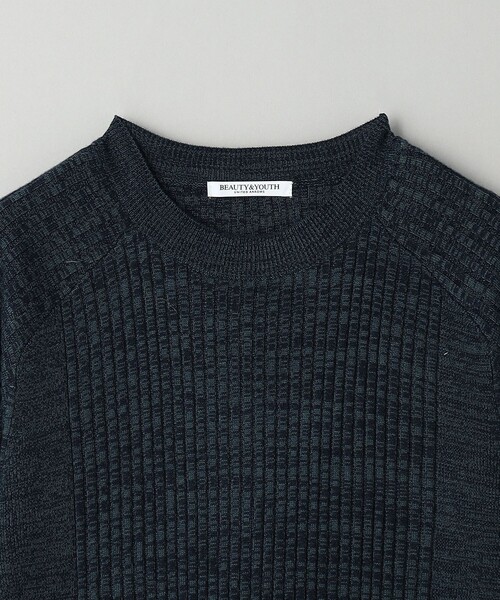 BEAUTY&YOUTH UNITED ARROWS（ビューティーアンドユースユナイテッドアローズ）の「【WEB限定 Wardrobe DAILY MINIMAL】リブニットフレアワンピース（ワンピース・レディース・ネイビー/モカ/ブラック・M/S）」の22枚目の写真