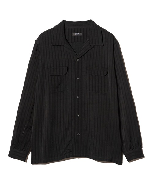 glamb(グラム)の「Stripe Jacquard Linen Shirt / ストライプジャガードリネンシャツ(シャツ/ブラウス・メンズ・ホワイト/ブラック/ブルー・S/M/L)」の5枚目の写真