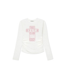 ESCAPEFROM（エスケープフロム）の「レースレボリューションプリントスリムフィットシャーリングロングスリーブ [2カラー]（Tシャツ/カットソー）」