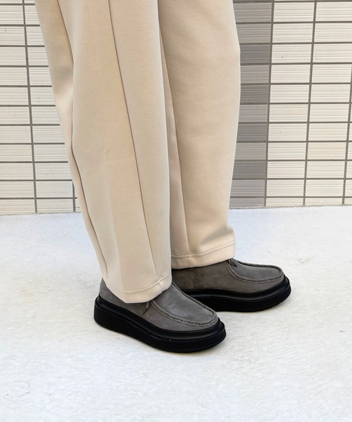 Tomieco(トミエコ)の「本革 モカシンショートブーツ デザインブーツ(モカシン/デッキシューズ・レディース・グレー/ブラウン/ベージュ・XXL/LL/L/M/S)」の8枚目の写真