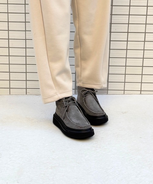 Tomieco(トミエコ)の「本革 モカシンショートブーツ デザインブーツ(モカシン/デッキシューズ・レディース・グレー/ブラウン/ベージュ・XXL/LL/L/M/S)」の9枚目の写真