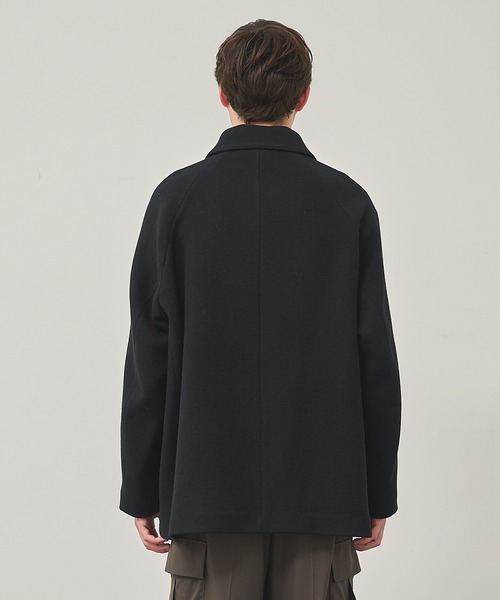 ジャケット・アウター WOOL CASHMERE SHORT COAT STUDIOUS】Cashmere Beaver Short Coat/カシミアビーバーショート