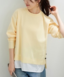 ニット/セーター（イエロー/黄色系・ストライプ柄）ファッション通販