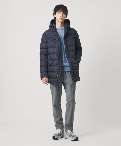 HERNO（ヘルノ）の「＜HERNO＞フーデッド ダウンジャケット（ダウンジャケット/コート・メンズ・ダークグレー/ネイビー・48/50/46）」の4枚目の写真