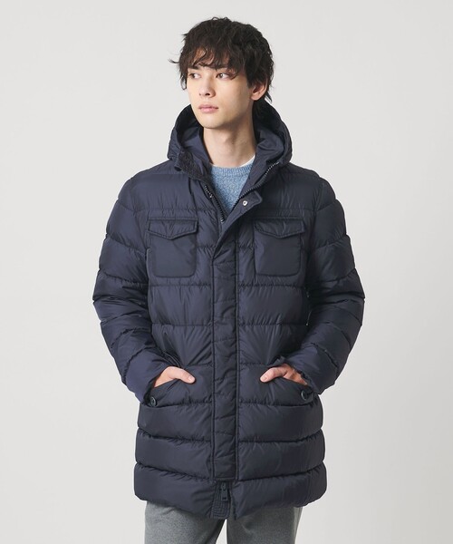 HERNO（ヘルノ）の「＜HERNO＞フーデッド ダウンジャケット（ダウンジャケット/コート・メンズ・ダークグレー/ネイビー・48/50/46）」の5枚目の写真