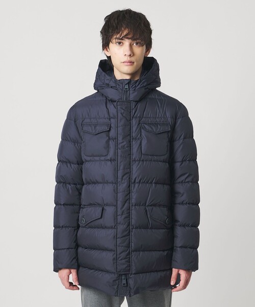 HERNO（ヘルノ）の「＜HERNO＞フーデッド ダウンジャケット（ダウンジャケット/コート・メンズ・ダークグレー/ネイビー・48/50/46）」の6枚目の写真