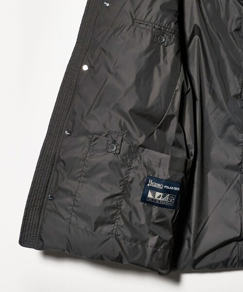 HERNO（ヘルノ）の「＜HERNO＞フーデッド ダウンジャケット（ダウンジャケット/コート・メンズ・ダークグレー/ネイビー・48/50/46）」の15枚目の写真
