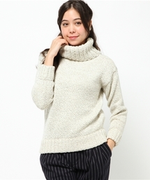 NATURAL BEAUTY BASIC | チューブヤーンタートルニット(ニット/セーター)