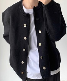 lilful（リルフル）の「【26年春夏新作】ノーカラージップニットカーディガン（カーディガン/ボレロ・メンズ）」