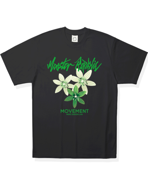 MONSTER REPUBLIC(モンスターリパブリック)の「スウィートフラワーミックスグリーンTシャツブラック(Tシャツ/カットソー・レディース・その他・LARGE/MEDIUM/SMALL/X-LARGE)」の1枚目の写真