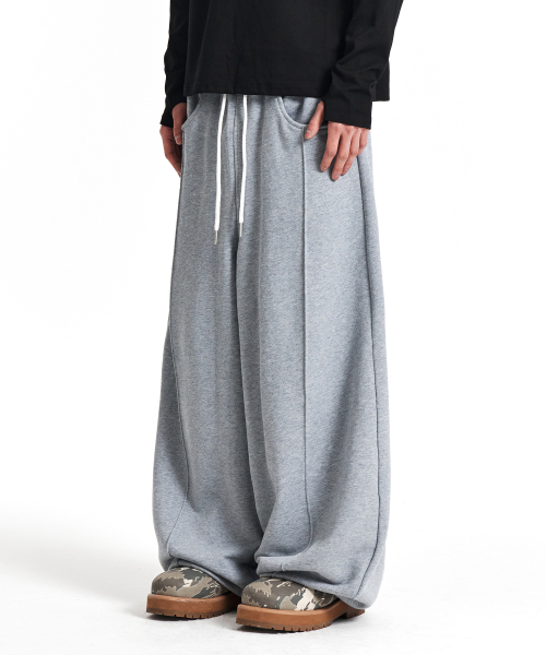 KICHUL(キチョル)の「EASIER BALLOON SWEAT PANTS (MELANGE GREY)(その他パンツ・レディース・その他・X-SMALL/SMALL/MEDIUM/LARGE)」の2枚目の写真