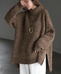 しっとり。チクチクしない モールニット