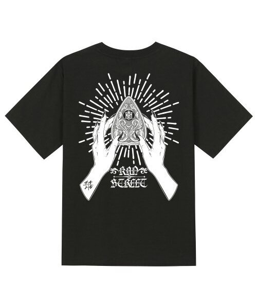 KAN6312(カン6312)の「KTB0137 デジャボード 半袖Tシャツ - ブラック(Tシャツ/カットソー・メンズ・その他・SMALL/MEDIUM/LARGE/X-LARGE)」の1枚目の写真