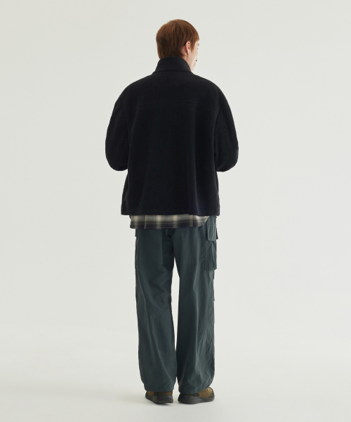 COVERNAT（カバーナット）の「ウールジップアップジャケット ブラック（その他アウター・レディース・その他・SMALL/MEDIUM/LARGE/X-LARGE）」の6枚目の写真