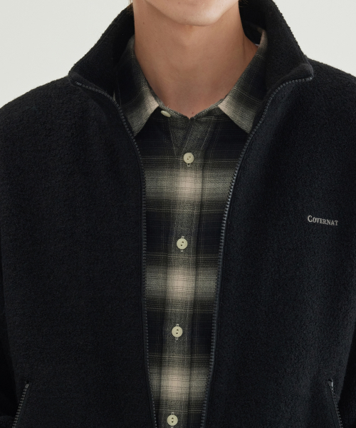 COVERNAT（カバーナット）の「ウールジップアップジャケット ブラック（その他アウター・レディース・その他・SMALL/MEDIUM/LARGE/X-LARGE）」の8枚目の写真