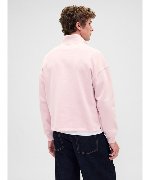 セール】ヴィンテージソフト オーバーサイズ GAPロゴ 1/4ジップアップ