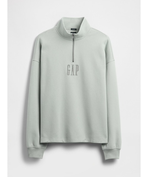 GAP(ギャップ)の「ヴィンテージソフト オーバーサイズ GAPロゴ 1/4ジップアッププルオーバー(スウェット・メンズ・グリーン/ピンク/ライトブルーグレー/ホワイト系その他・XS/S/M/L/XL)」の14枚目の写真