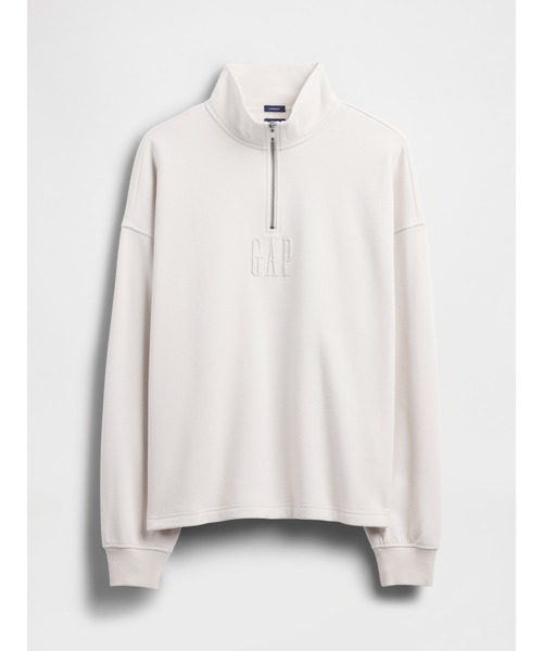 GAP(ギャップ)の「ヴィンテージソフト オーバーサイズ GAPロゴ 1/4ジップアッププルオーバー(スウェット・メンズ・グリーン/ピンク/ライトブルーグレー/ホワイト系その他・XS/S/M/L/XL)」の15枚目の写真