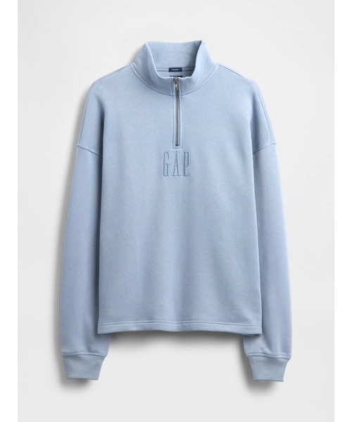 GAP(ギャップ)の「ヴィンテージソフト オーバーサイズ GAPロゴ 1/4ジップアッププルオーバー(スウェット・メンズ・グリーン/ピンク/ライトブルーグレー/ホワイト系その他・XS/S/M/L/XL)」の16枚目の写真