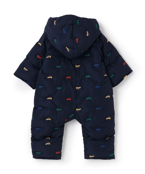 petit main(プティマイン)の「アソート刺しゅう中綿ジャンプスーツ(ロンパース・キッズ・ネイビー/アイボリー・80cm/70cm)」の12枚目の写真