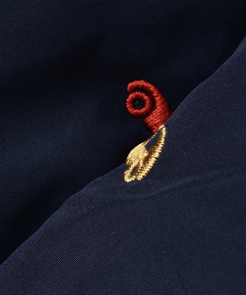 petit main(プティマイン)の「アソート刺しゅう中綿ジャンプスーツ(ロンパース・キッズ・ネイビー/アイボリー・80cm/70cm)」の5枚目の写真