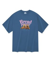 20番手 ブレッドパピー 半袖Tシャツ ブルー