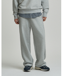 WORK ON BODY OFF（ワークオンボディオフ）の「Basic Semi Overfit Cotton Sweatpants - Melange Grey（スウェットパンツ・メンズ）」