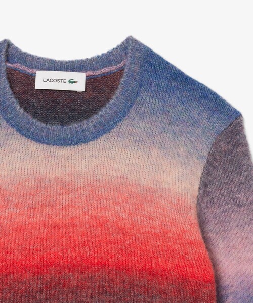 LACOSTE(ラコステ)の「グラデーションニット ウールセーター(ニット/セーター・レディース・マルチ・38/36)」の6枚目の写真
