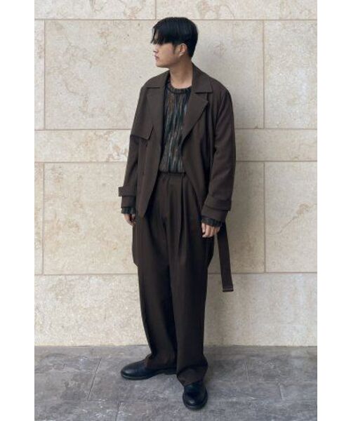 NONBLANK(ノンブランク)の「セミバルーンスラックス_BROWN(スラックス・メンズ・その他・SMALL/MEDIUM/LARGE/X-LARGE)」の10枚目の写真