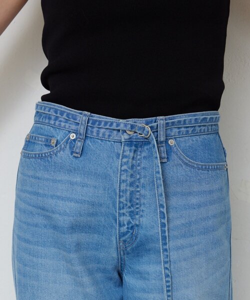 GALLARDAGALANTE（ガリャルダガランテ）の「ベルトデニム（デニムパンツ・レディース・ブルー/ライトグレー・1/0）」の22枚目の写真