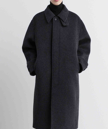 FABREGAT（ファブレガ）の「ベルキンウールバルマカンロングコート（チャコール）（チェスターコート）」