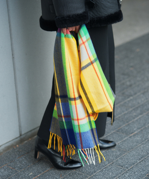 セール】JOSHUA ELLIS ジョシュア エリス Plaid 50x190 CPG52522