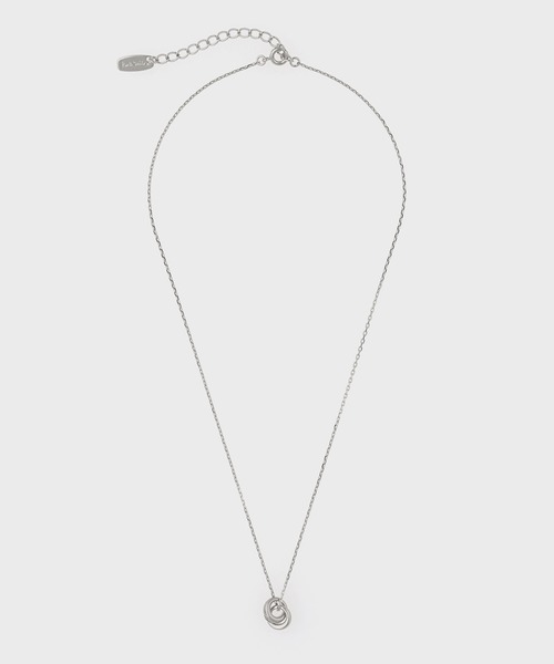 Paul Smith(ポールスミス)の「ウィメンズ "Double Ring Motif" ネックレス / 165646 210(ネックレス・レディース・シルバー・FREE)」の3枚目の写真