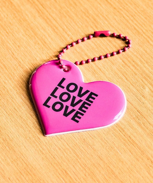 ROSE BUD(ローズバッド)の「(JAMMY FINGER)HEART KEY CHARM(チャーム・レディース・ブラック/ピンク・ONE SIZE)」の2枚目の写真