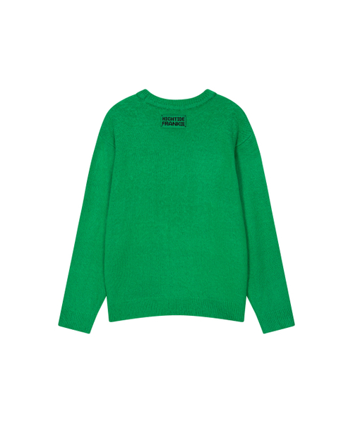 HIGHTIDEFRANKIE(ハイタイドフランキー)の「Frankie 3 Pins Round Knit Green(ニット/セーター・メンズ・グリーン・FREE)」の2枚目の写真