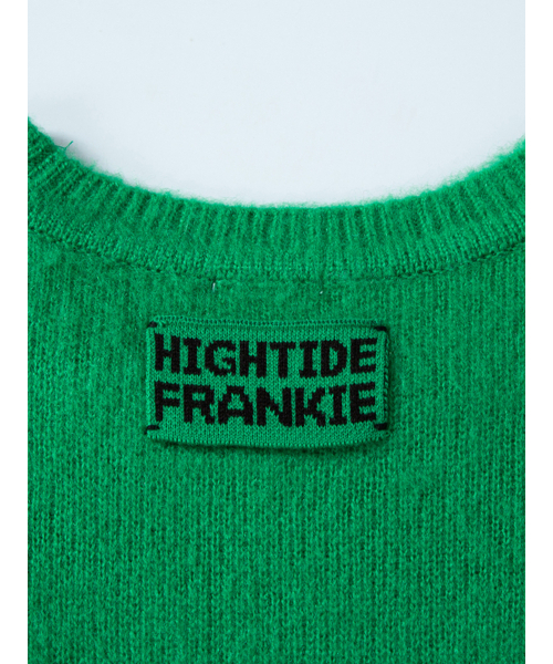 HIGHTIDEFRANKIE(ハイタイドフランキー)の「Frankie 3 Pins Round Knit Green(ニット/セーター・メンズ・グリーン・FREE)」の4枚目の写真