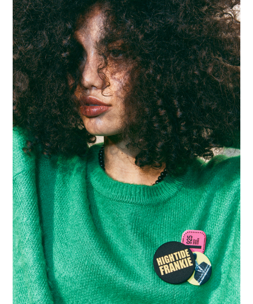HIGHTIDEFRANKIE(ハイタイドフランキー)の「Frankie 3 Pins Round Knit Green(ニット/セーター・メンズ・グリーン・FREE)」の9枚目の写真
