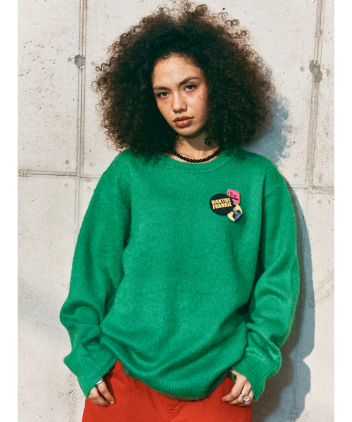 HIGHTIDEFRANKIE(ハイタイドフランキー)の「Frankie 3 Pins Round Knit Green(ニット/セーター・メンズ・グリーン・FREE)」の11枚目の写真