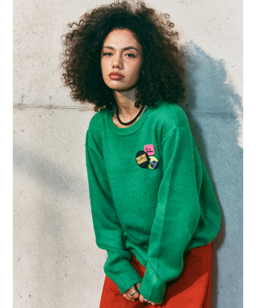 HIGHTIDEFRANKIE(ハイタイドフランキー)の「Frankie 3 Pins Round Knit Green(ニット/セーター・メンズ・グリーン・FREE)」の12枚目の写真
