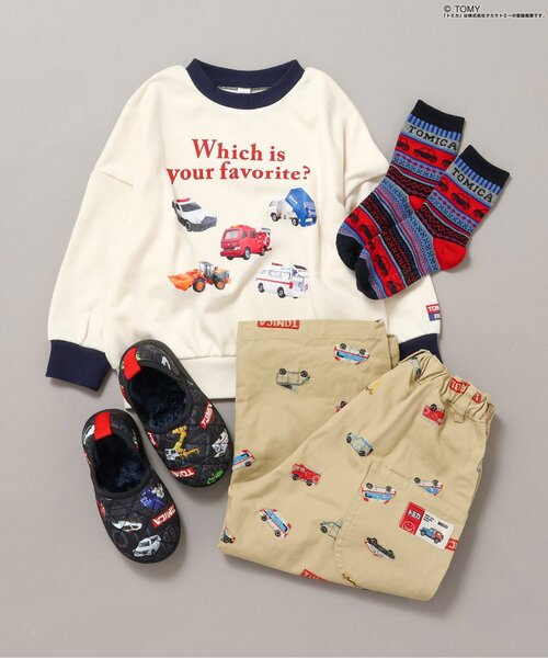 BREEZE（ブリーズ）の「TOMICA×BREEZE 2Pセットノルディックソックス（ソックス/靴下・キッズ・その他11・18/15 /12）」の12枚目の写真