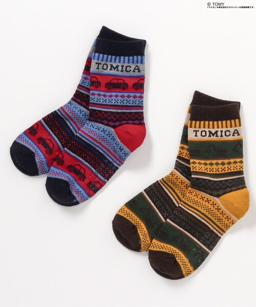 BREEZE（ブリーズ）の「TOMICA×BREEZE 2Pセットノルディックソックス（ソックス/靴下・キッズ・その他11・18/15 /12）」の8枚目の写真