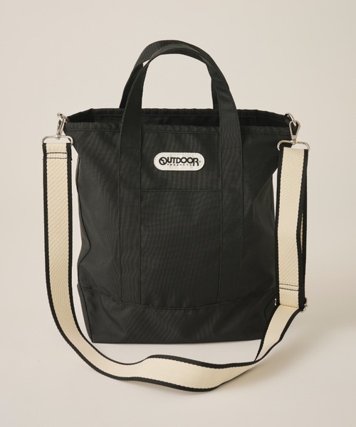 AIC.（エーアイシー）の「OUTDOOR Stripe Tape 2way Tote（トートバッグ・レディース・その他1/ブラック・FREE）」の3枚目の写真