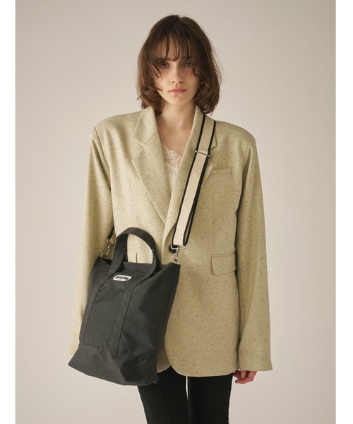 AIC.（エーアイシー）の「OUTDOOR Stripe Tape 2way Tote（トートバッグ・レディース・その他1/ブラック・FREE）」の12枚目の写真